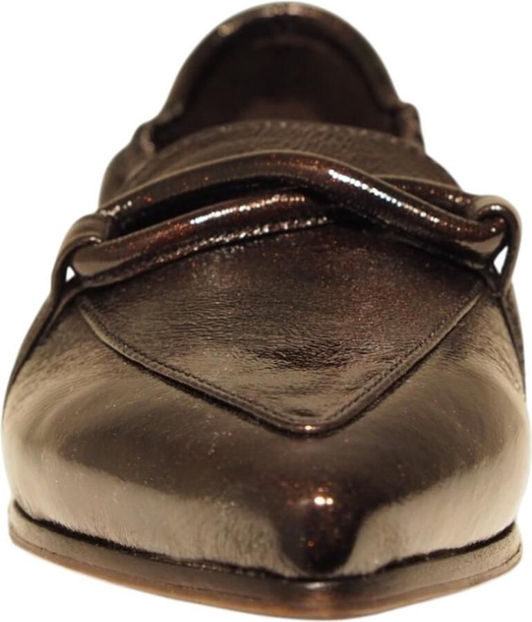 REBECCA WHITE bordeaux lakleren dames instappers