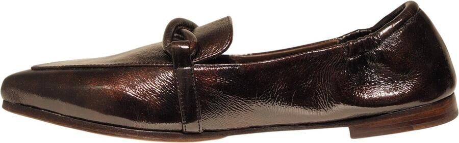 REBECCA WHITE bordeaux lakleren dames instappers