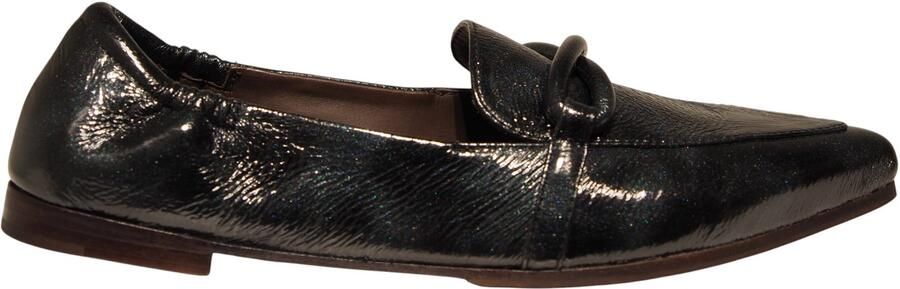 REBECCA WHITE Rebecca Zknot zwarte dames lak instappers