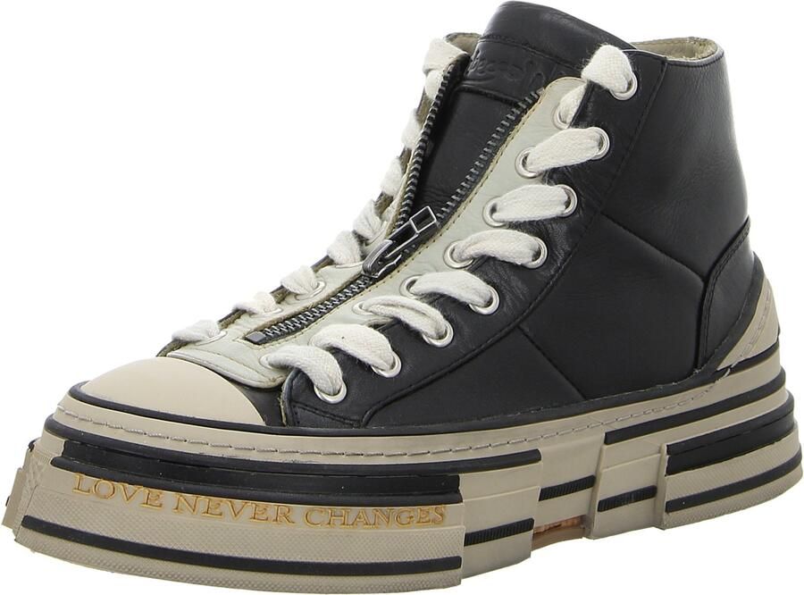 REBECCA WHITE VT22A-1 BLACK+OLIVE dames sneakers zwart - Foto 1