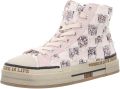 REBECCA WHITE X51-7 SQUARE FEBRIC NUDE dames sneakers roze - Roze
