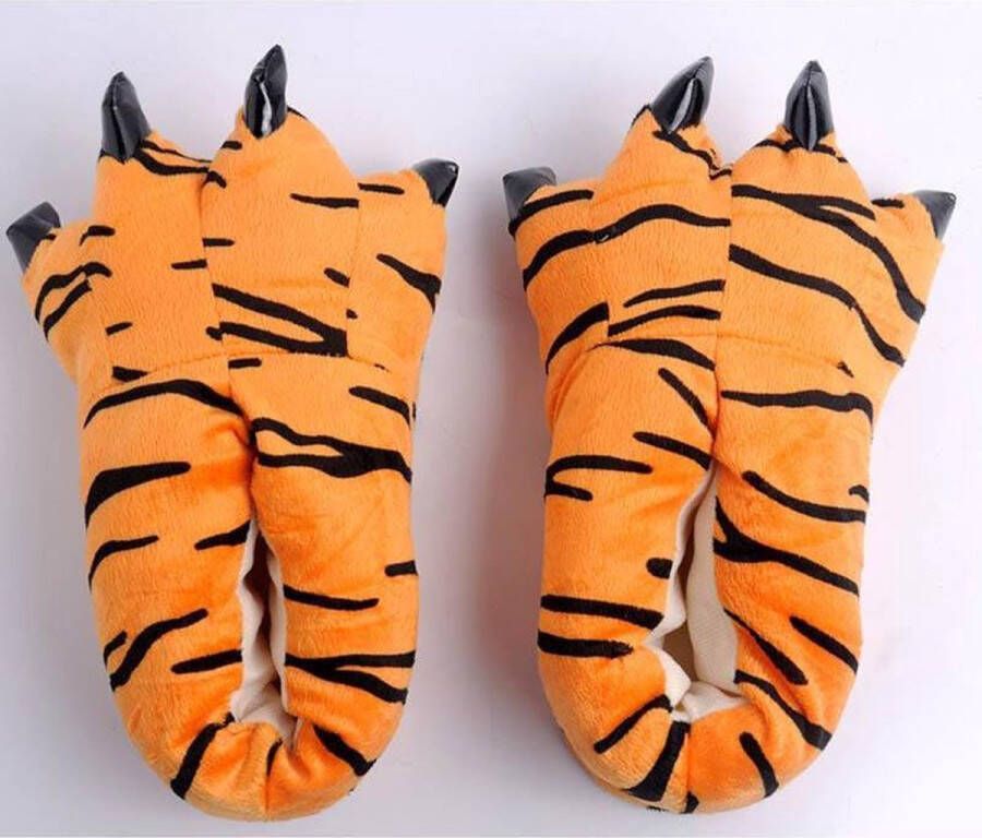 REBL Tijger poot pantoffels Leuke sloffen met tijgerprint