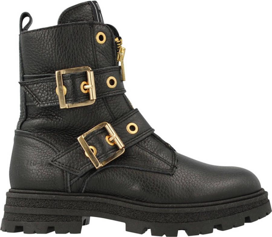 Red-rag 11236 922 Black Nappa Biker boots