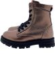Red Rag Red-Rag 12438 Veterboots Laarzen Met Veters Meisjes Kids Brons - Thumbnail 2