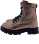 Red Rag Red-Rag 12438 Veterboots Laarzen Met Veters Meisjes Kids Brons - Thumbnail 9