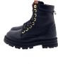 Red-rag 12438 922 Black Nappa Biker boots - Thumbnail 1