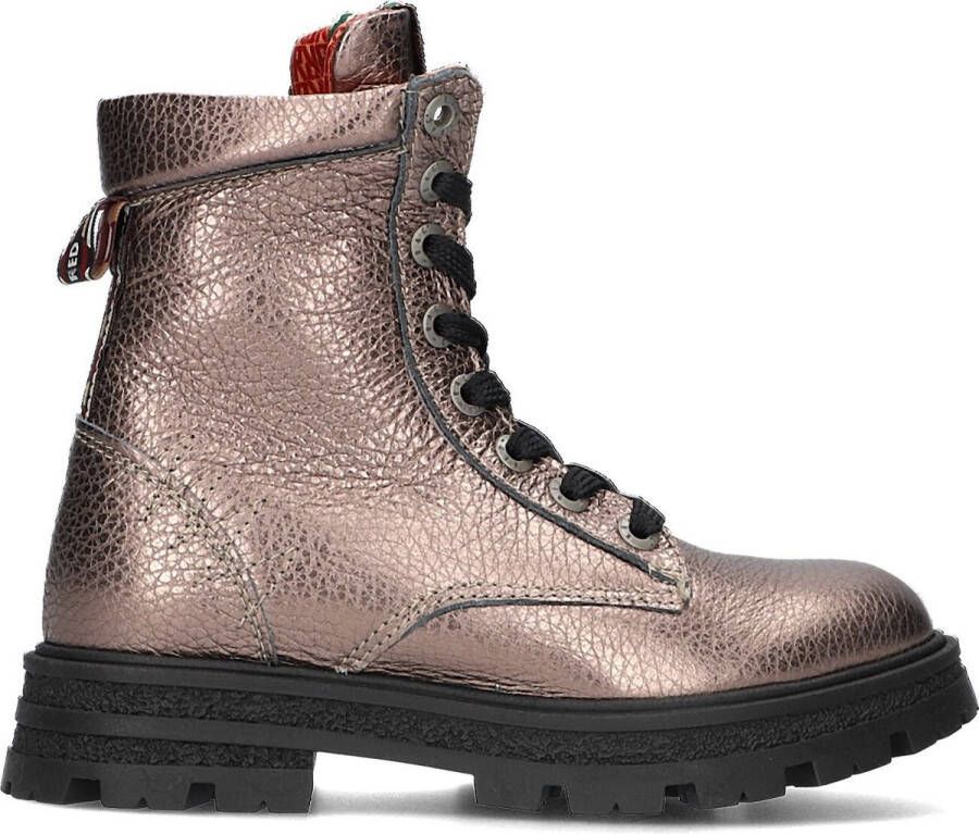 Red Rag Red-Rag 12438 Veterboots Laarzen Met Veters Meisjes Kids Brons