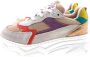 Red-Rag 13346 veter sneaker paars lila - Thumbnail 6