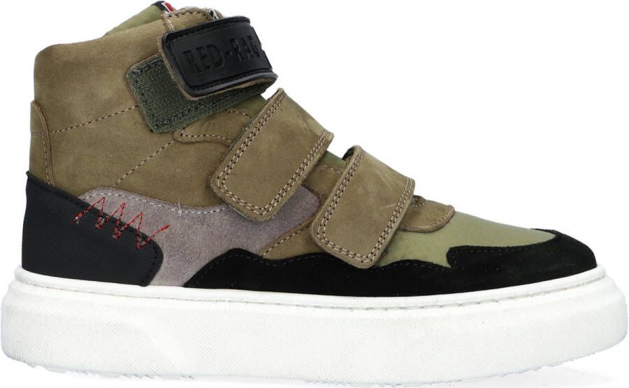 Red-Rag Red Rag Red Rag Sneakers Groen Leer 088335 Heren Leer