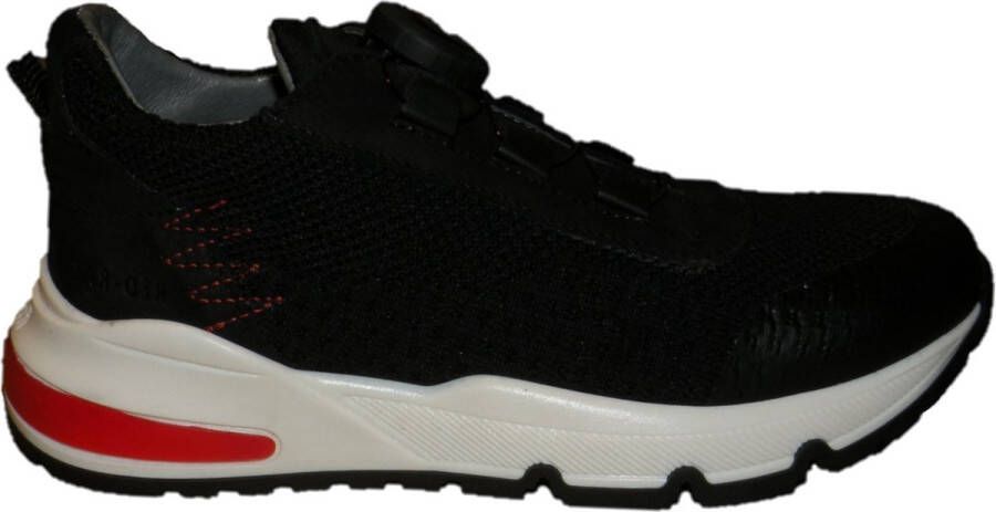 Red-rag 13671 Black Fabrics Lage sneakers
