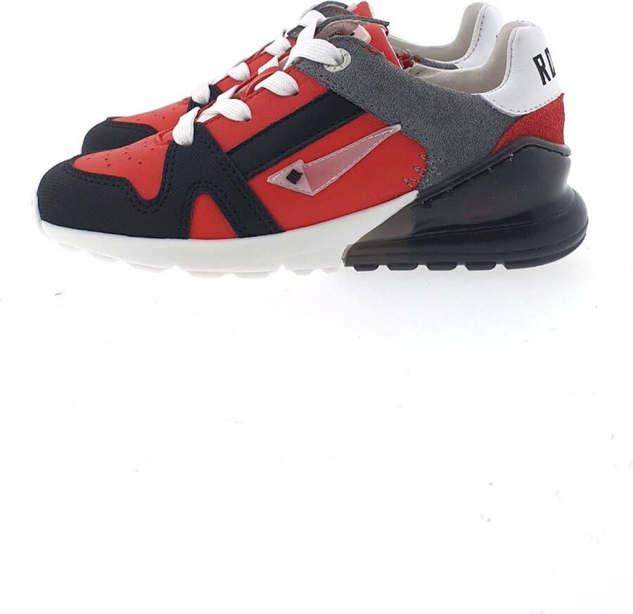 Red-Rag 13705 sneaker rood combi