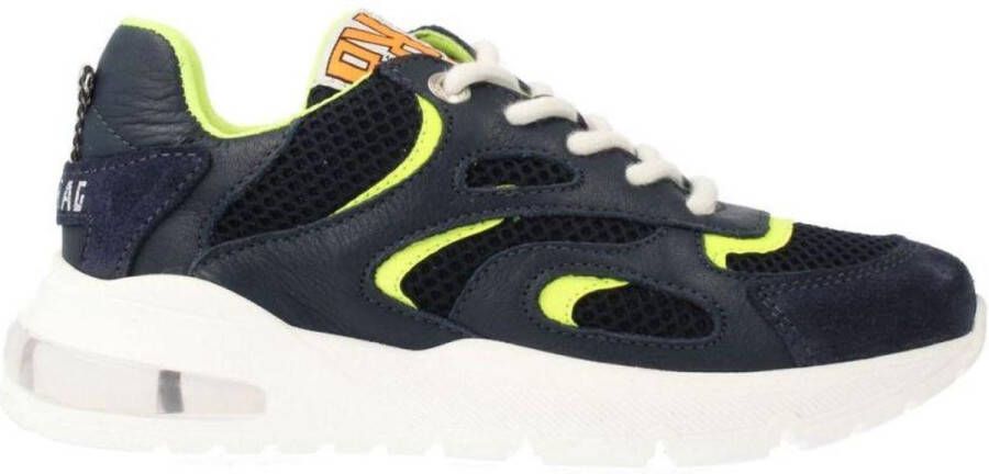 Red-Rag 13721 Lage sneakers Leren Sneaker Jongens Blauw