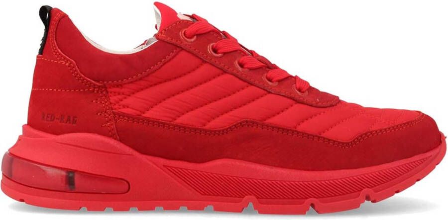 Red Rag Stijlvolle rode leren sneakers voor jongens Red Dames