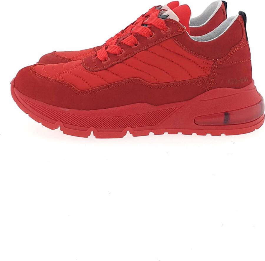 Red Rag Stijlvolle rode leren sneakers voor jongens Red Dames