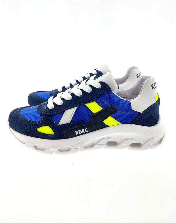 Red-Rag 13909 sneaker blauw combi