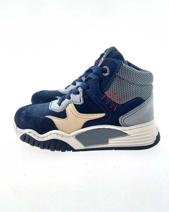 Red-Rag 13923 sneaker boots blauw combi