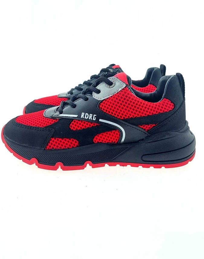 Red-Rag 13939 sneaker rood combi