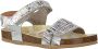 RED-RAG Zilveren Sandalen met Dierenprint | 19242 - Thumbnail 2