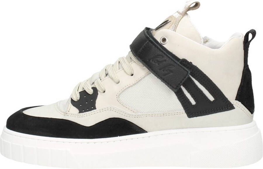 Red-Rag Red Rag 71306 Hoge sneakers Leren Sneaker Dames Zwart - Foto 3