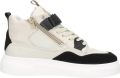 Red-Rag Red Rag 71306 Hoge sneakers Leren Sneaker Dames Zwart - Zwart