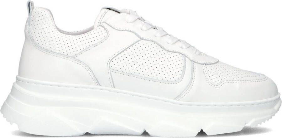 RED-RAG Lage Sneakers Dames 71566 Maat: 36 Materiaal: Leer Kleur: Wit - Foto 2