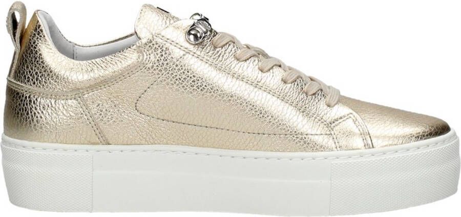 Red-Rag Red Rag Vrouwen Suède Effen Lage sneakers Damesschoenen 74402 Goud - Foto 3
