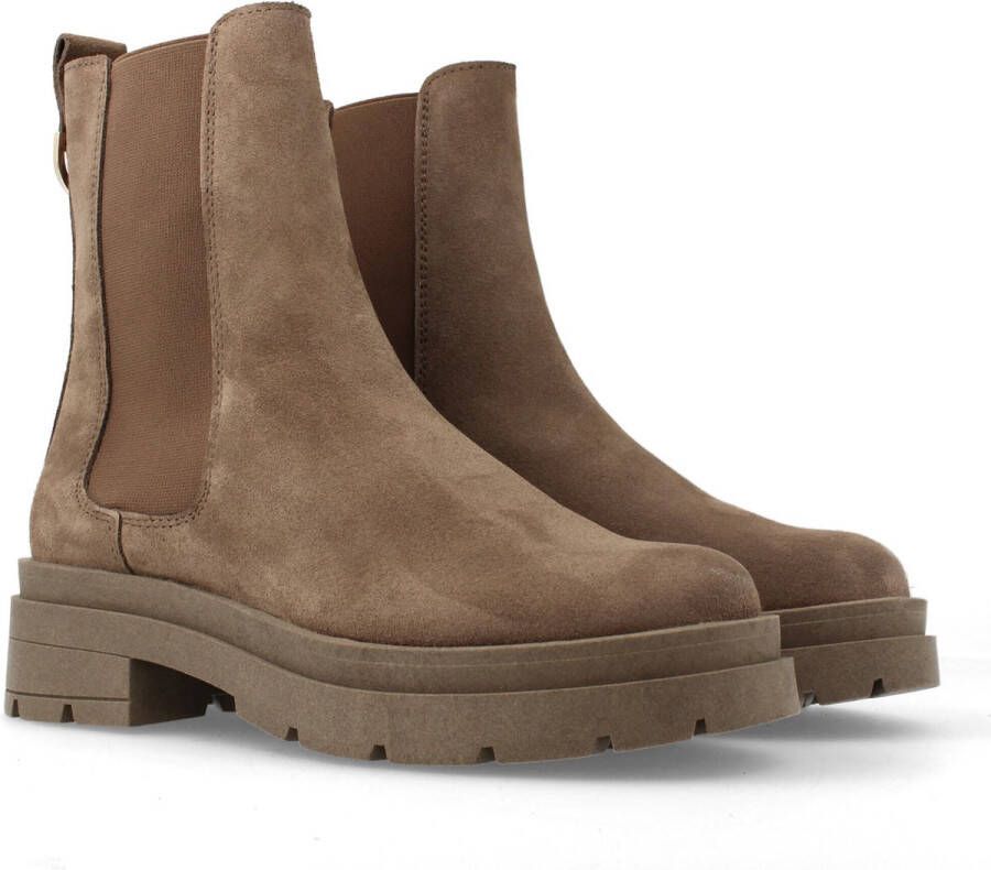 Red Rag Enkellaarsjes Plat Enkellaarsjes Plat Taupe