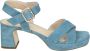 RED-RAG Sandalen Dames 78560 Maat: 42 Materiaal: Suède Kleur: Blauw - Thumbnail 2
