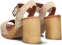 RED-RAG Sandalen Dames 79568 Maat: 38 Materiaal: Suède Kleur: Beige - Thumbnail 2