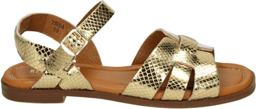 Red Rag 79664 Volwassenen Platte sandalenDames Sandalen Metallics