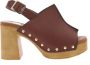 RED-RAG Sandalen Dames 79572 Maat: 39 Materiaal: Leer Kleur: Cognac - Thumbnail 2