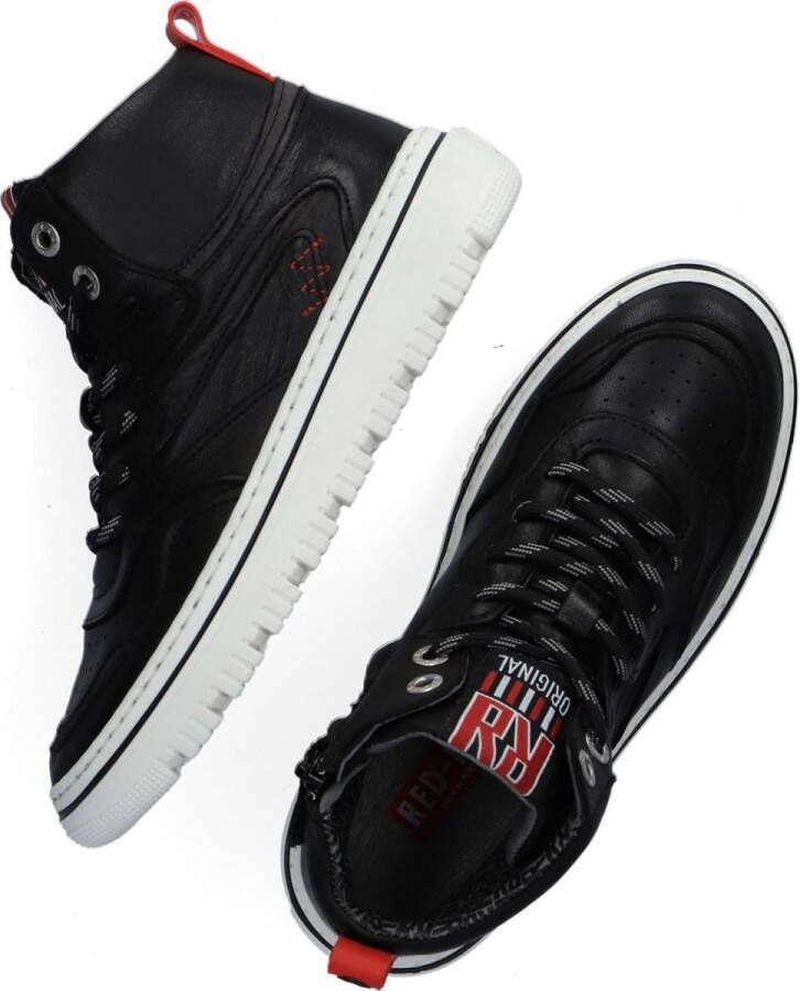 Red-Rag Red Rag 13515 Hoge sneakers Leren Sneaker Jongens Zwart - Foto 6