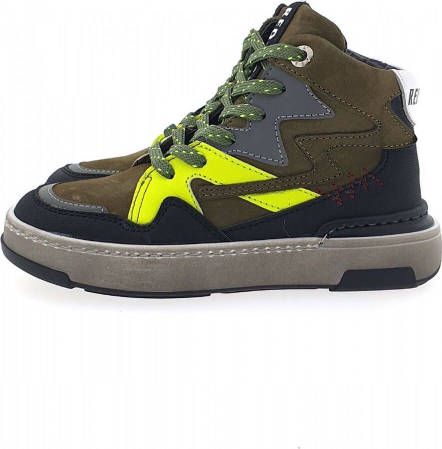 RED-RAG Hoge Groene Sneakers | 13633