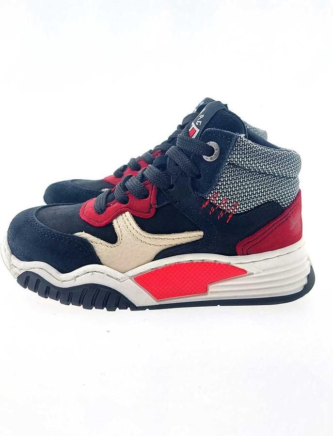 Red-Rag 13923 sneaker boots zwart combi