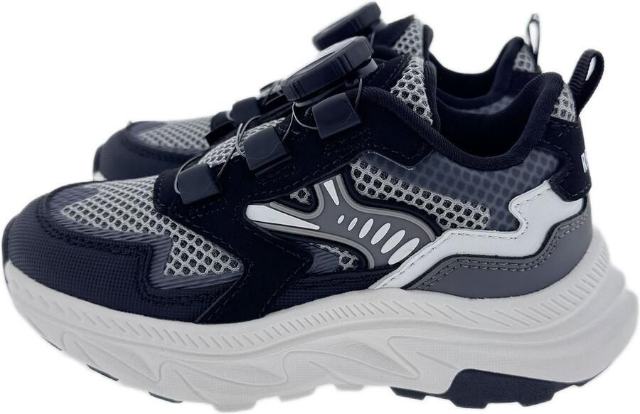 Red-Rag 15849 speedlaces sneaker zwart combi