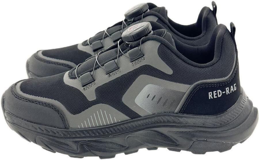 Red-Rag 15853 Speedlace sneaker zwart 40