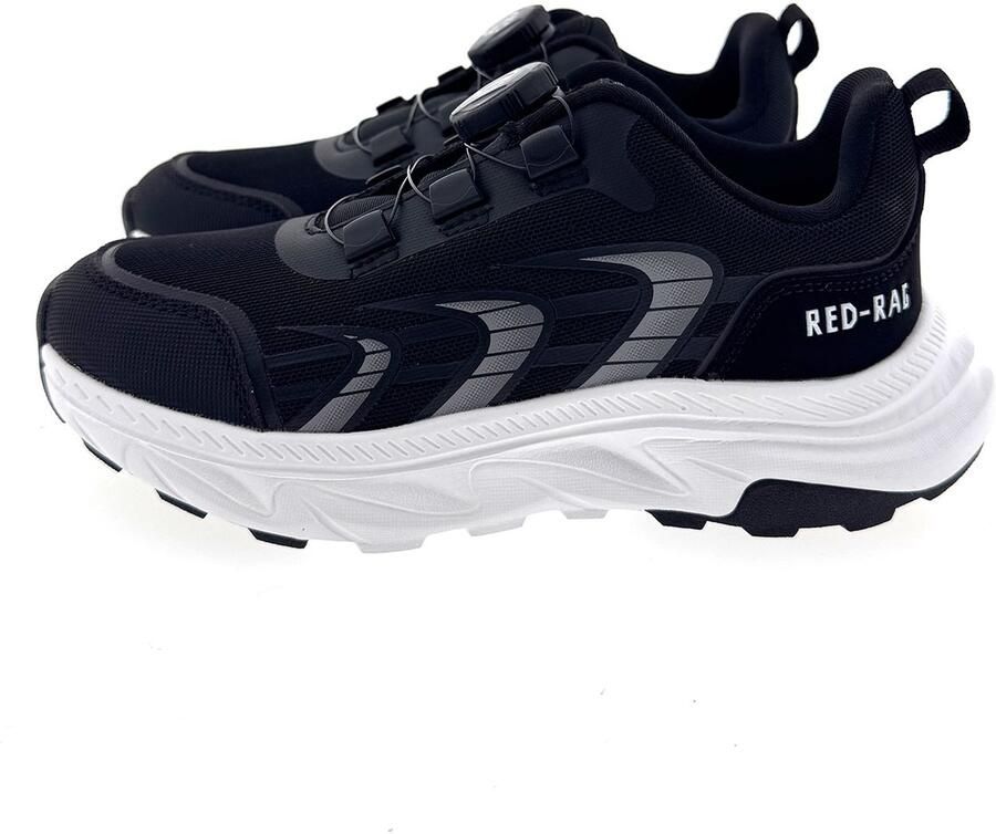 Red-Rag 15863 speedlace sneaker zwart