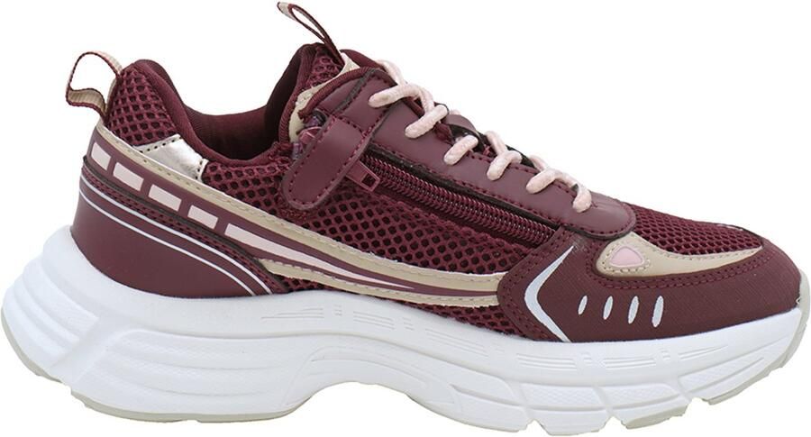 Red-Rag 15874 sneaker rood combi