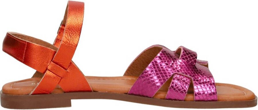 Red Rag 79666~~~~~~~~~~~~~~~~~~~~~~~~~ Platte sandalen Dames Sandalen Roze