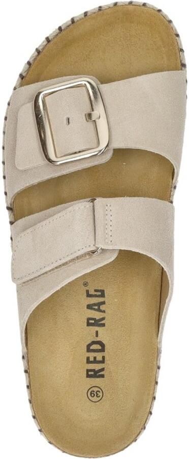MW RED-RAG Beige suede sandalen | 78020 - Foto 8