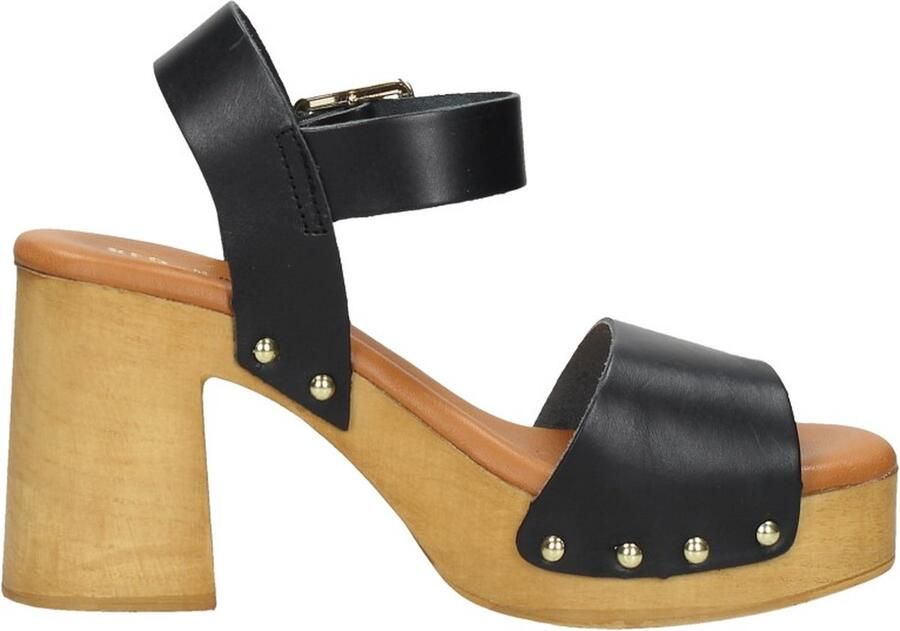 MW RED-RAG Zwarte sandalen met hak | 79720 - Foto 11