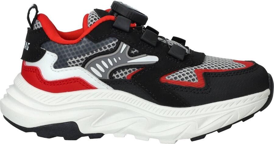 Red-Rag 15849 speedlaces sneaker rood combi