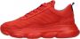 Red-Rag Jongens Veterschoenen & Klitteband Red rag 13541 424 Red Nubuck Rood - Thumbnail 3