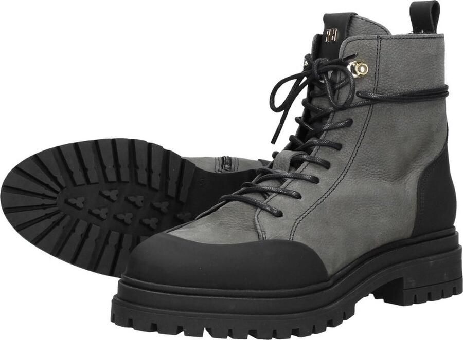 Red-Rag Red Rag 71322 Veterboots Laarzen Met Veters Dames Grijs - Foto 7