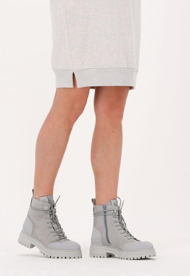 Red-Rag Red Rag 71322 Veterboots Laarzen Met Veters Dames Grijs - Foto 9