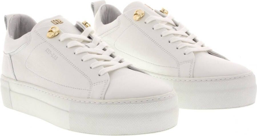 Red-Rag Red Rag Sneakers Dames Lage sneakers Damesschoenen Leer 74402 Wit - Foto 11