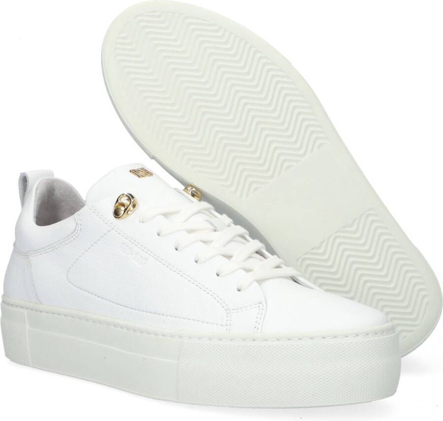 Red-Rag Red Rag Sneakers Dames Lage sneakers Damesschoenen Leer 74402 Wit