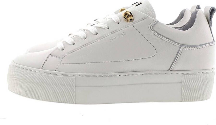 Red-Rag Red Rag Sneakers Dames Lage sneakers Damesschoenen Leer 74402 Wit - Foto 8