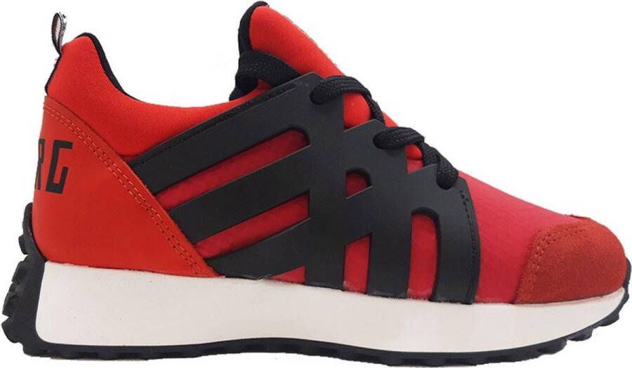 Red-Rag Jongens Veterschoenen & Klitteband 13605-420 Red Fabrics Rood - Foto 3