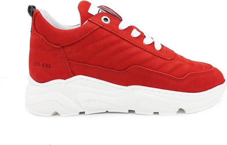 Red-Rag Rode Sneakers Brushed Washed